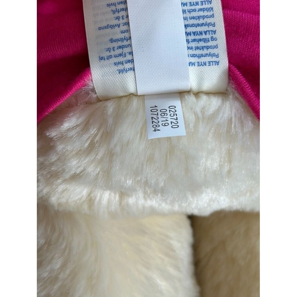 Build-A-Bear Workshop Cream Teddy Bear Plush in Pink "Happy Birthday" Shirt - Picture 7 of 7